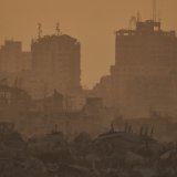 L'armée israélienne a appelé samedi matin les habitants de Gaza-ville à évacuer vers le sud (archives). KEYSTONE/AP/LEO CORREA